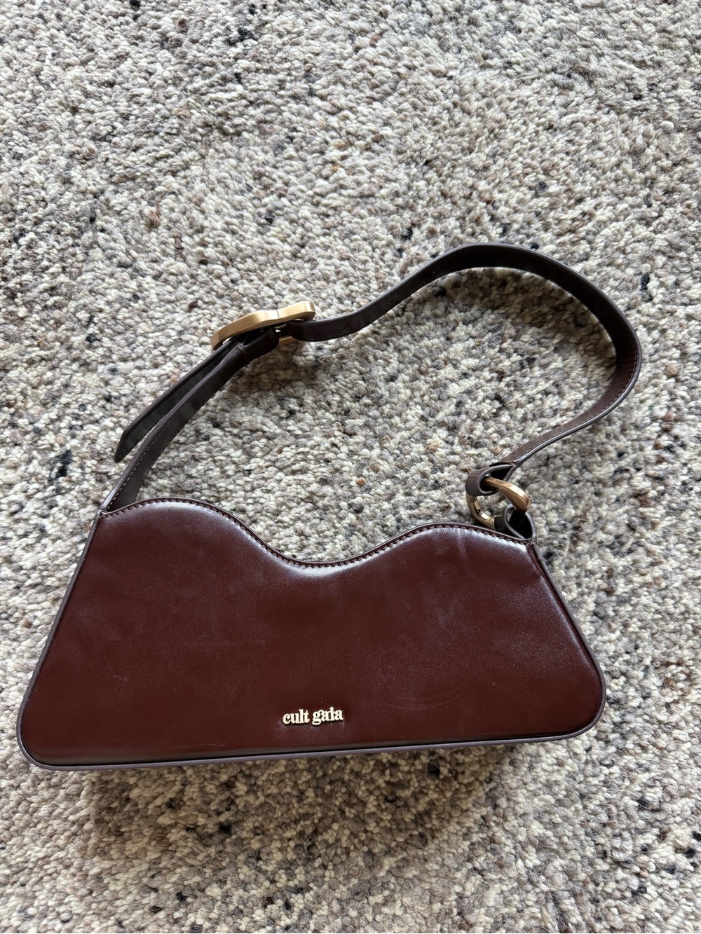 Cult Gaia Malvi Shoulder Bag Espresso - Picture 4 of 14